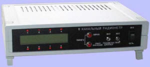 Восьмиканальный пороговый сигнализатор ионизирующего (радиоактивного) излучения "ПС-Д8М"
