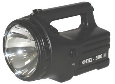 Профессиональный досмотровый фонарь-прожектор "ФПД-500" 