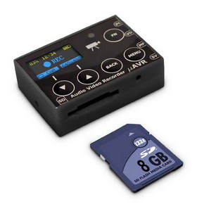 Профессиональный миниатюрный аудио-видеорекордер  с GPS "mAVR H.264"
